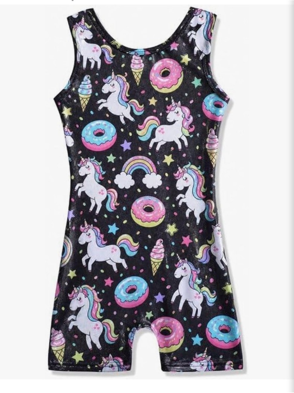 Unicorn and Donut Gymnastics or Dance Leotard